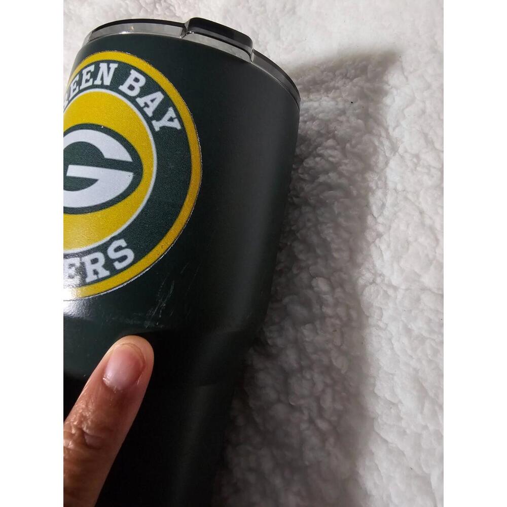 Unbranded NFL Football Green Bay Packers Tumbler Metal Green 8" - Picture 10 of 15
